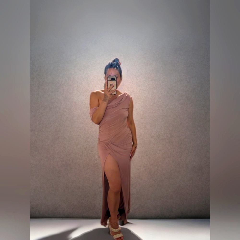 Windsor Blush One Shoulder Dress